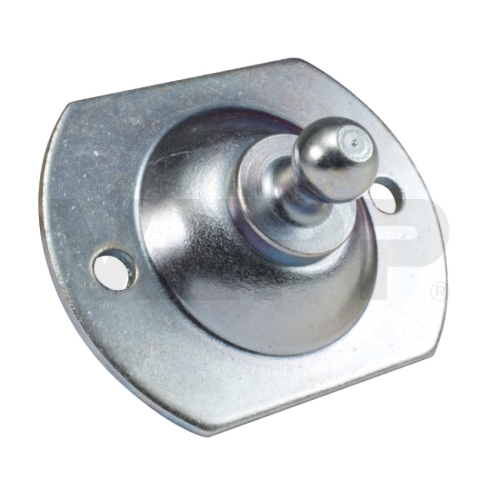 Konzola k plynovej vzpere plochá 41x22,5mm, guľový čap pr. 10mm, oceľ