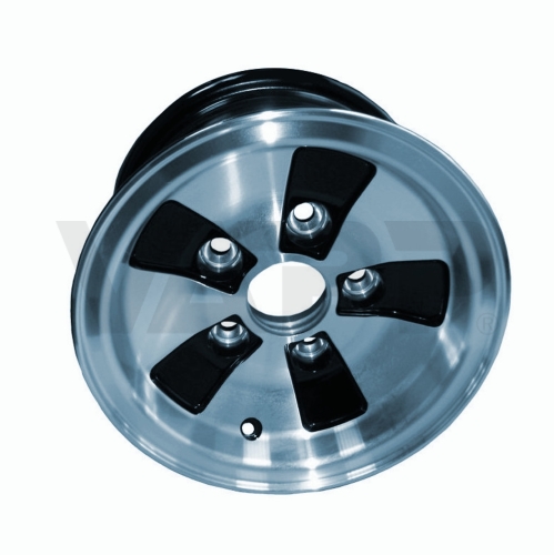 Disk Alu 6,0Jx10 H2 ET0 (112x5) 2. akosť, čierno- strieborný
