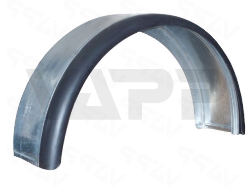Blatník plechový kombi 14''/220 mm s gumovým lemom, (2. akosť)
