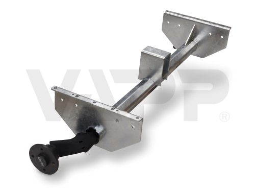 Náprava AL-KO UBR 700-5 (750 kg) a=1092 mm, c=1420 mm, 100x4, pätky 159 (Agados, Vezeko)