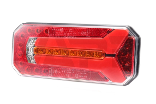 Združené svetlo WAS W150 LED 12-24 V, L/P, BL/BR/KO/CO/RZ, dynamický blinker