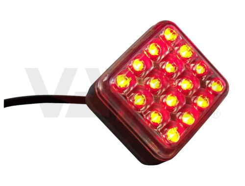 Zadné hmlové LED svetlo Fristom FT-040, 12-36V, kábel 2 x 075 mm
