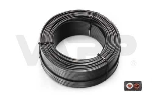 Kábel 2x0,75 plochý 5,7x3,6 mm pre spojky QS75 (Aspöck)