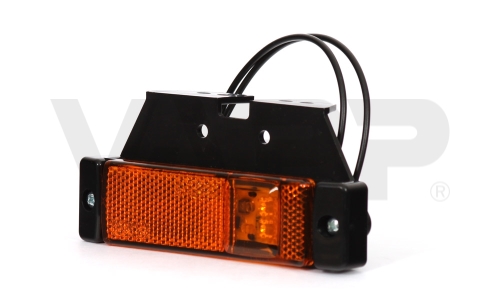 Bočné obrysové LED svetlo WAS W45/220Z, 12-24V, s odrazkou, na držiaku