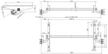Náprava KNOTT VG 7 (750 kg) b=1200 mm, c=1580 mm, 100x4, pätky 100, STEMA (2)