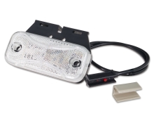 Predné obrysové LED Lucidity BONE 26279, 12-24V, s odrazkou, QS150, na držiaku Predné obrysové LED Lucidity BONE 26279, 12-24V, s odrazkou, QS150, na držiaku