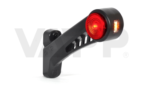 Doplnkové obrysové LED svetlo WAS W77.1 RF/575 BCP, 12-24V, pravé