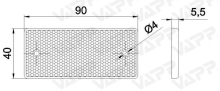 Odrazka 90x40 mm (1)