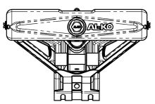 Oporná noha AL-KO Stabilform, odľahčená (1000 kg) (3)