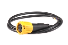Zástrčka - bajonet Fristom 5-pólový žltý, kábel 1 m Zástrčka - bajonet Fristom 5-pólový žltý, kábel 1 m
