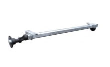 Náprava KNOTT VG 7 (750 kg) b=1000 mm, c=1450 mm, 100x4, pätky 55