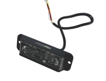 Výstražné zábleskové svetlo VISIONPRO, 4x LED, modré, ploché (1)