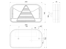 Združené svetlo Fristom FT-170 LED 12-24V, L-BL/BR/KO/CO/ML/RZ - spodné, IP68 (3)