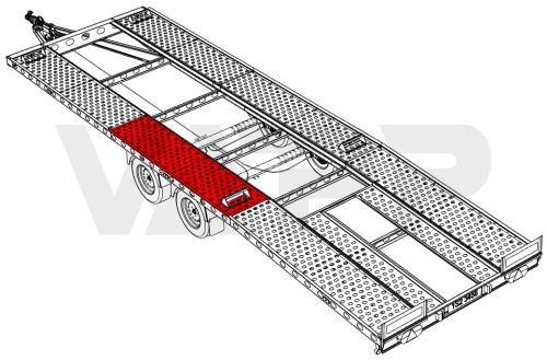 Plech pojazdový VAPP 2506/436 mm (LS k PAV 3.x/xx/1.96)