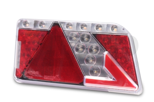 Združené svetlo Agados 26094, 12-24V, P-BL/BR/KO/ML/CO, baj6 dynamický blinker
