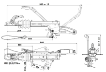 Nájazdová brzda KNOTT KF13-C (GF) (1)
