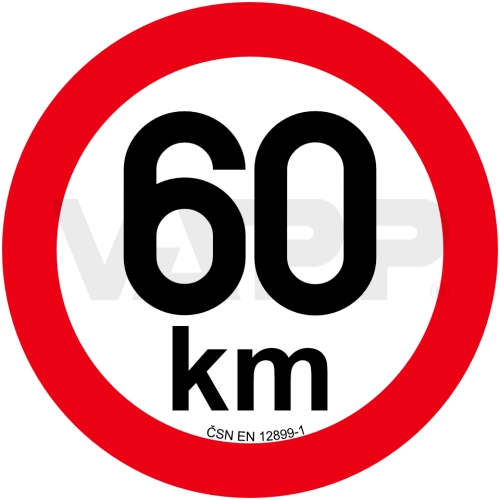 Obmedzenie rýchlosti 20 km retroreflexné pr. 200 mm